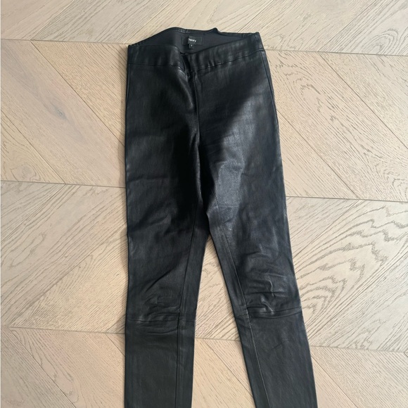 Theory leather pants in size 0 - Picture 1 of 2